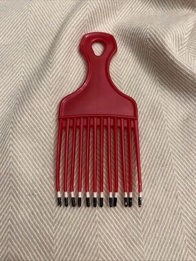 Vintage Double Dipped Red, White & Black Pick Made In USA